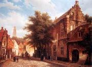 unknow artist European city landscape, street landsacpe, construction, frontstore, building and architecture. 179 oil painting picture wholesale